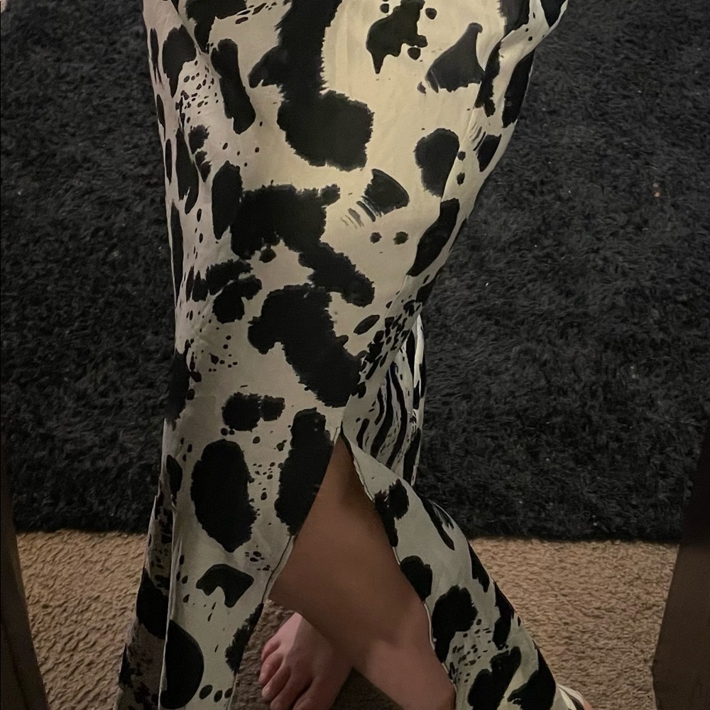 ASOS smudge print slip skirt size 8 - Picture 5 of 5